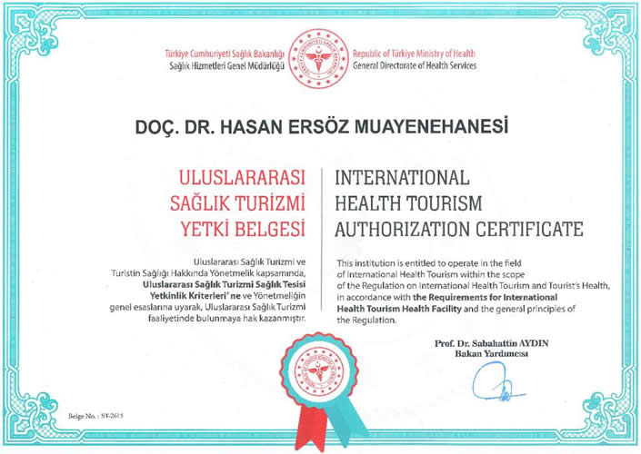 Global Sağlık Turizminde Yetkili Klinik